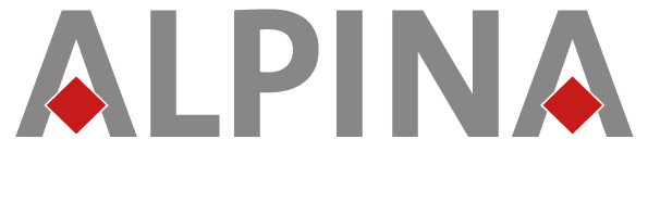 alpina logo schrift gastromaschinen